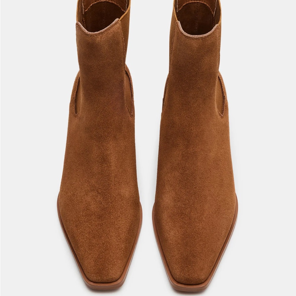 BRAND NEW Steve Madden Women’s Brown Suede Boots - Picture 3 of 8